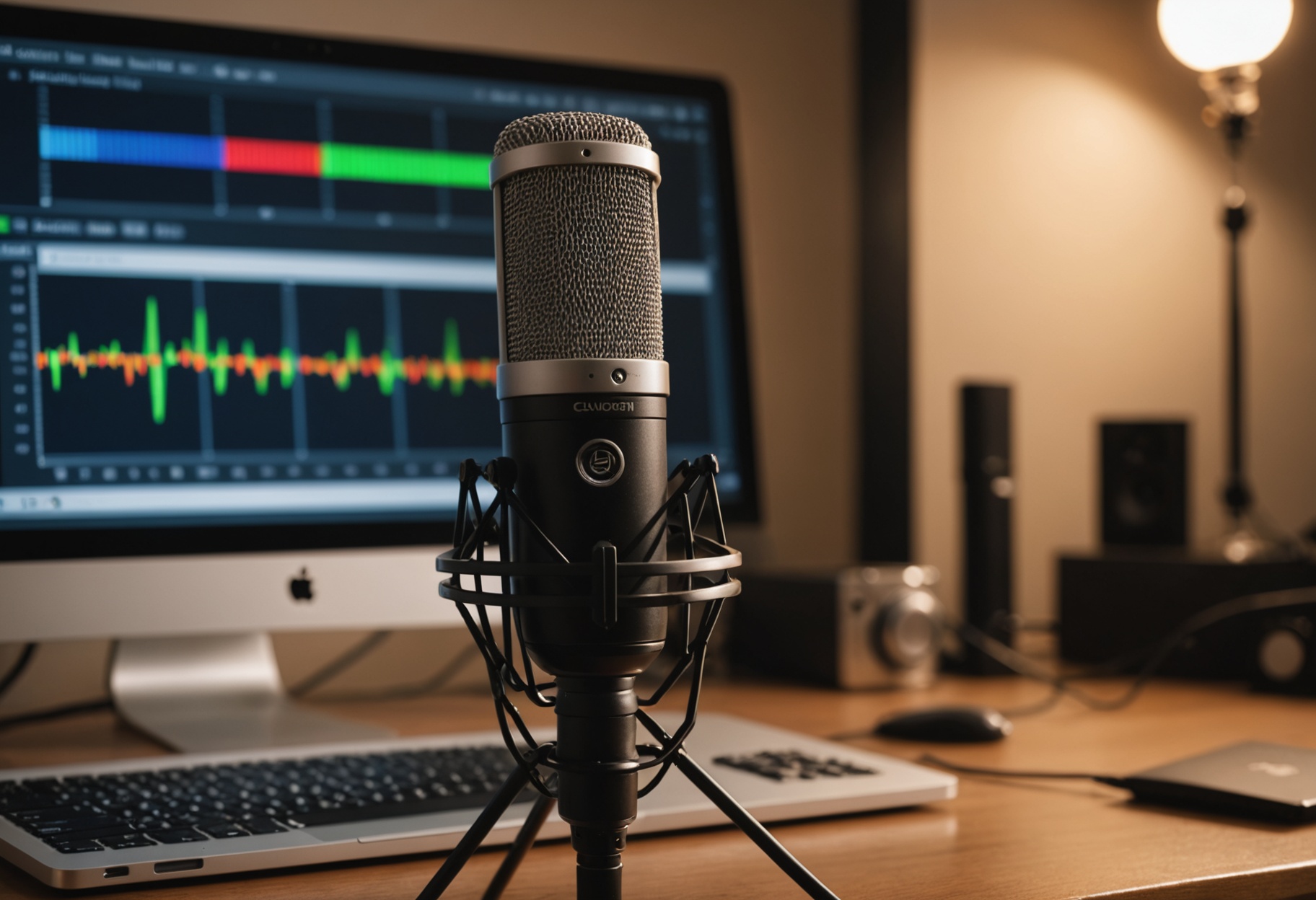 Rebel Audio browser recording interface showing waveform display